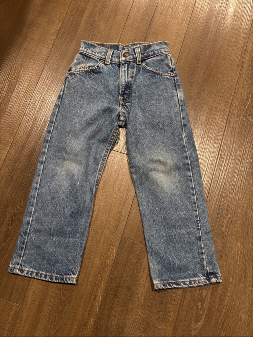 Classic Light Wash Kids Straight Jeans